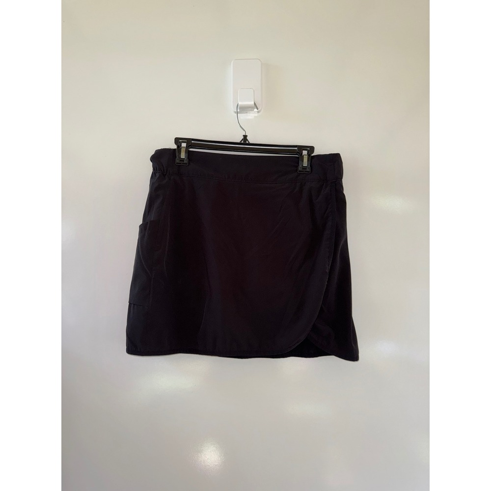 Columbia Sportswear Womens Black Active Wrap Skort Hiking Skirt Size L